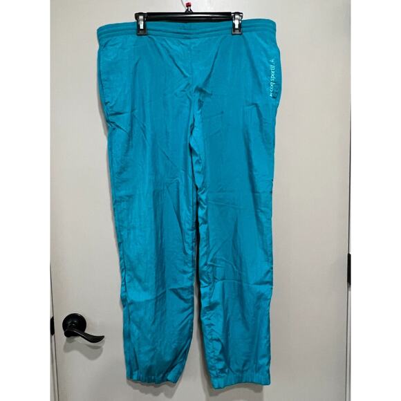 Le Coq Sportif Unisex Collectible Vtg Teal Athletic Golf Pants Retro Style Sz M - Picture 1 of 6